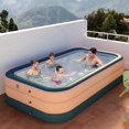 thumbnail image 4 of Bañera Inflable Plegable De Pvc Piscina Para Niños Piscina Inflable Bañera De Baño Piscina Grande seitruly BA001278-07, 4 of 6