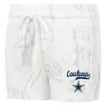 thumbnail image 3 of Women's Concepts Sport White Dallas Cowboys Plus Size Quartz Tank Top & Shorts Set, 3 of 3