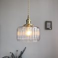 thumbnail image 4 of Mini Glass Pendant Light Fixture, Small Vintage Farmhouse Pendant Lamp, Retro Japanese Style Pendant Lighting, Single Pendant Light for Over Kitchen Sink Closet Dining Room Table Bar Entrance, 4 of 7