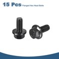 thumbnail image 3 of 15Pack Tornillos Hexagonales con Flange 1/4-20 x 1/2", Acero Inoxidable 304, 3 of 6