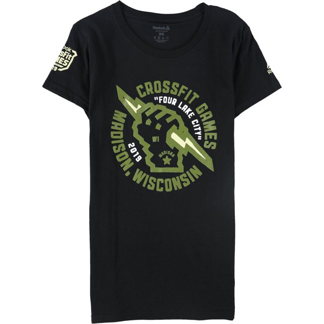 Camiseta Gráfica Reebok Crossfit Games 2019 Mujer Negro XS