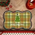 thumbnail image 5 of Honeeladyy 1 PC Christmas Door Mat Outdoor, Xmas Welcome Mat for Front Door, Christmas Non Slip Holiday Doormat Indoor Entryway Floor Rug for Entrance Outside Home, 23.62"x15.74", 5 of 6