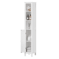 thumbnail image 3 of Gzxs Freestanding Tall Storage Cabinet with Adjustable Shelves and Anti-Tip Device, 67" Slim Bathroom Cabinet with Open Compartments for Bedroom, Living Room, Dining Room, White, 3 of 9