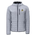 thumbnail image 2 of Men's-Cutter & Buck  Gray Oregon Ducks Rainier Eco PrimaLoft Hooded Full-Zip Jacket, 2 of 3