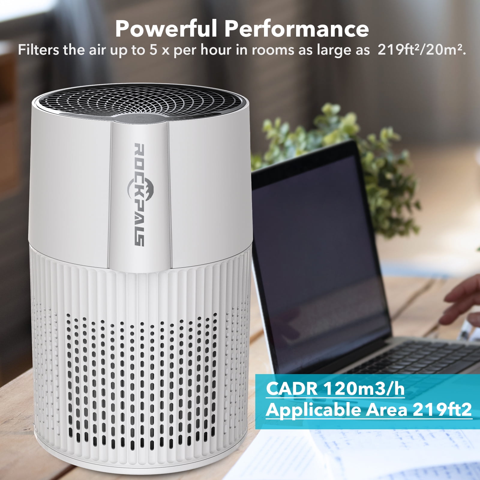 Famree Air Purifier for Small Room and Home with True HEPA Filter