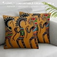 thumbnail image 3 of COMIO  Southwestern Throw Pillow Cover American Kokopelli Ethnic Tribal Decorative Pillow Case Home Decor Square Pillowcase, 3 of 5