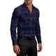 thumbnail image 4 of Ceisia Men's All Gift Seasons Formal Solid Color Round Neck Long Sleeve Shirt - Comfortable Daily Outdoor Wear, 4 of 5