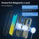 thumbnail image 4 of Funda Case MYBAT Maverick Mag clip para iPhone 16 PRO MAX - Gris con mica, 4 of 10