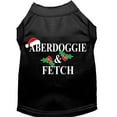 thumbnail image 5 of Christmas Screenprinted Dog Shirt, "Aberdoggie  Fetch", 5 of 11
