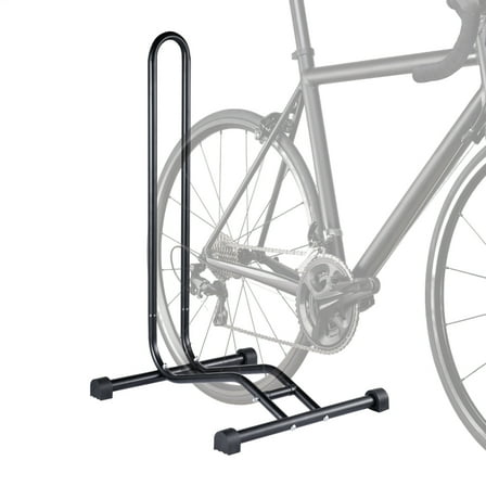 Mountain Bike Stand | Freestanding L-Shaped Floor Cycle Rack Organizer | Steel Vertical Bike Holder, High Strength Cycling Display Storage for Home Garage