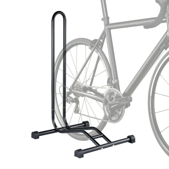 Mountain Bike Stand | Freestanding L-Shaped Floor Cycle Rack Organizer | Steel Vertical Bike Holder, High Strength Cycling Display Storage for Home Garage