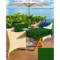 thumbnail image 5 of Fsddascl Green Christmas Outdoor Tablecloth - 52x70 Inch Rectangle Dining Table Cover, Black Red Xmas Christmas Waterproof Outdoor Table Cloth with Umbrella Hole & Zipper for Picnic/Patio/Party, 5 of 7