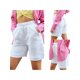 thumbnail image 2 of Txlixc Pantalones cortos casuales de verano para mujer, pantalones cortos de cintura alta con cordón de color sólido con bolsillos para niñas Txlixc Estilo de ocio, 2 of 5