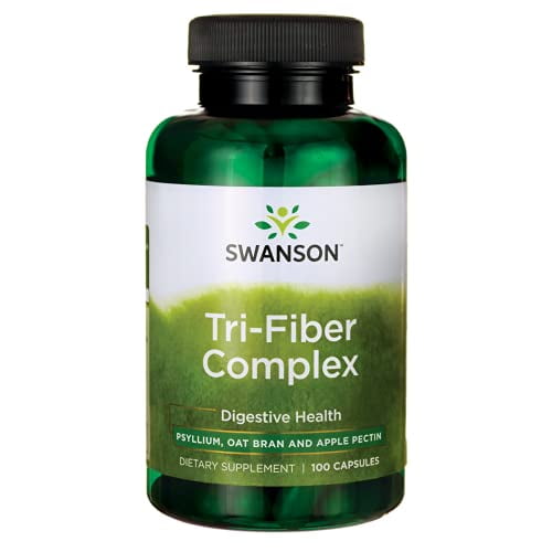 Swanson TriFiber Complex Digestive Health Supplement Made with