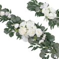 thumbnail image 3 of jifeng Wedding Arch Flowers ,Arch Fake Flower, Silk Flowers Hanging Rustic Artificial White, 3 of 4