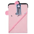 thumbnail image 4 of Gerber Baby Girl Hooded Towel, One Size, Pink, 4 of 7