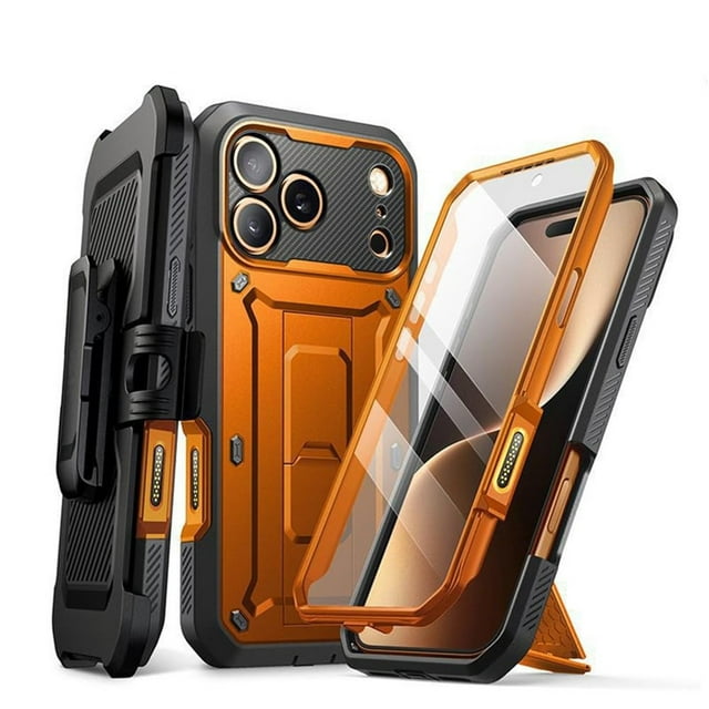 Case For IPhone 17 Pro Max/17 Pro/17 Air/17, Portable Screen Protectors Case Full-coverage Shockproof Cover Kickstand Hard Shell
