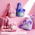 thumbnail image 2 of Yoolife Initial Crossbody Bags for Women, Travel Sling Gift Bag for Her, Cute Backpack, Birthday Gifts for Women, Travel Essentials, Purple, G, 2 of 8