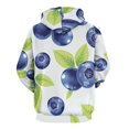 thumbnail image 3 of Seamless Blueberries Men's Women Vintage 3D Hooded Sweatshirt - All-Season Loose Fit Streetwear, 3 of 6