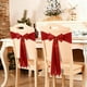 thumbnail image 4 of Bow Chair Decoration Ties Bow Stretch Floating Decorative Tape, Chair Cover Not Included, Holiday Party Decorations, Festive Home Decor, Wedding Table Toppers, for Living Room, Metal Frame, Easy to, 4 of 9