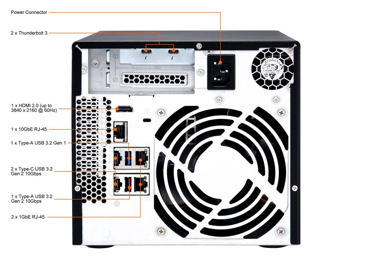 QNAP TVS-472XT-i3-4G-US Diskless System Network Storage - Walmart.com