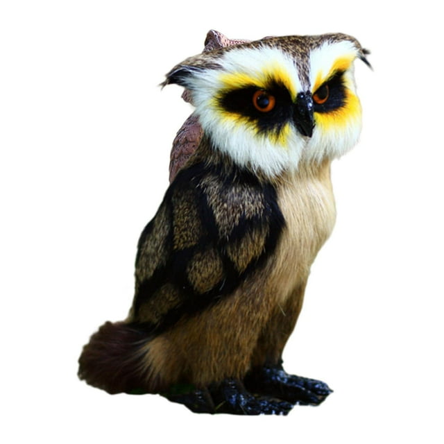 Estatuilla de búho Decoración De Adorno De Búho Peludo Adorno De Navidad Regalo 5,90x4,72x9,04 Pulgadas 5,90x4,72x9,04 pulgadas Magideal Estatuilla de búho