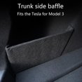 thumbnail image 3 of Black handle Caja organizadora de almacenamiento lateral para maletero de coche, tablero organizador, particiones de almacenamiento, caja de riel para modelo 3, 3 of 5