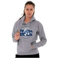 thumbnail image 4 of PA Keystone Map Shape Cool Smurfs Hoodie Sweatshirt Women Men Brisco Brands S, 4 of 6