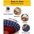 thumbnail image 3 of nqOlkjepod Farmhouse Round Tablecloth, Fitted Table Cover with Elastic for 36"-44" Round Tables, Country Independence Day Stars And Stripes Table Cloth Outdoor Dinning Party Waterproof Tablecloths, 3 of 6