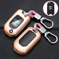 thumbnail image 5 of Car Key Fob Pocket Cover Case For Honda Civic CR-V HR-V Accord Jade Crider Odyssey 2015- 2018 Remote Protector carbon fiber, 5 of 23