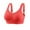 Red, variant on Lixiuxyad Woman's Bra Women's Sports Strong Fixed Underwired Padded Fitness Running Jogging Yoga Bra