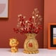 thumbnail image 5 of Figura decorativa de tigre de la suerte novedosa, modelo de animal para decoración de mesa. Ojos bizcos dorados, 5 of 9