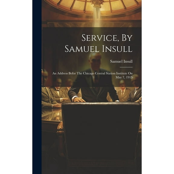 Service, By Samuel Insull: An Address Befor The Chicago Central Station Institute On May 7, 1915 (Hardcover)