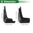 thumbnail image 3 of Guardabarros Unique Bargains para Chevrolet Cavalier 2016-2018 con accesorios de montaje, 3 of 6