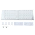 thumbnail image 2 of Expandable Closet Tension Shelf, Nail  Installation, Retractable Design,  Material, 20KG Full Coverage Adjustable Wardrobe Dividers for Closets, Cabinets,, 2 of 7