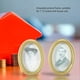 thumbnail image 4 of Lot de 2 cadres photo ovales miniatures pour maison de poupée, accessoires de bricolage, 4 of 4