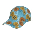 thumbnail image 6 of Lsque Sunflowers Baseball Cap Trucker Low Profile Hat Golf Dad Hat Adjustable Original Classic Unconstructed Plain Cap Men Women, 6 of 9