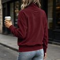 thumbnail image 6 of XIAOCHA Men's Quarter Button Pullover Sweatshirt Relaxed Fit Fall Winter Daily Sweatshirts, 6 of 8