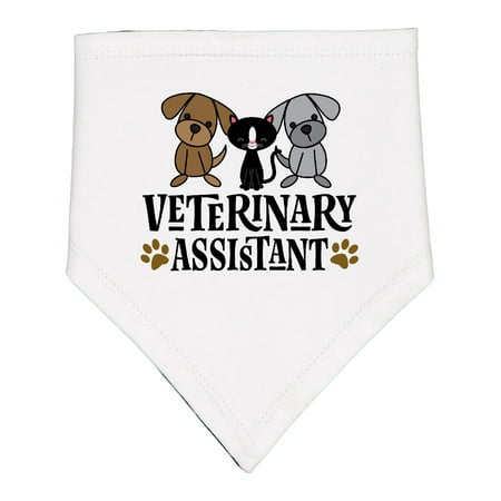 Inktastic Veterinary Assistant Vet Tech Baby Bandana Bib