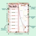 thumbnail image 3 of Meal Planner Notebook 8.5x11”, 50 Sheets, Double Helix Meal & Grocery List, Wall-Mountable Menu Planner for Daily & Weekly Plan, 3 of 6