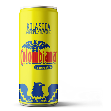 Colombiana Soda 10 Pack 12 oz. Cans - Imported from Colombia Gaseosa