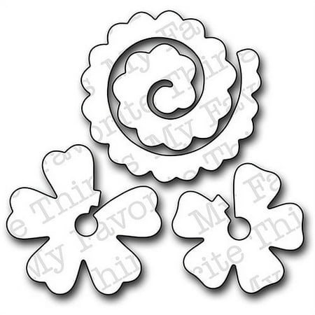 My Favorite Things Die-namics Die, Mini Hybrid Heirloom Rose