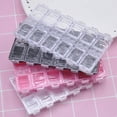 thumbnail image 2 of keepw 12 Grid Nail Art Clear Empty Plastic Storage Case Bead Earring Jewelry Box Container Manicure kit Holder transparent, 2 of 6