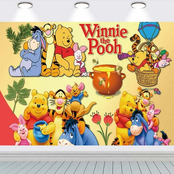 Winnie the Pooh school Taspestry Poster Banner Backdrop Background Wall Decor Party Supplies Movie Fans