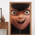 thumbnail image 1 of Cortina para puerta de Mavis Drácula, cortina opaca con estampado de patrón, cortina divisoria para habitación, tapiz para decoración del hogar, 34" de ancho x 56" de largo, 1 of 7