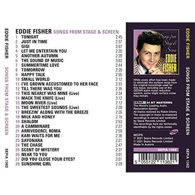 eddie fisher cd box set The Quintet: The Third Cup LP (Verve By Request Series) reminiscent of a golden age of Hollywood glamour that will have you reaching for your favourite cocktail and faux fur stole faster than you can say Rockin Around the Christmas Tree Eddie Fisher - Songs from