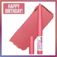 thumbnail image 2 of Maybelline Super Stay Ink Crayon Lipstick, Matte Longwear Lipstick, Happy Birthday!, 0.04 oz., 2 of 9