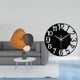 thumbnail image 2 of Reloj de pared,Reloj de pared moderno,reloj decorativo de pared,Reloj de pared grande,Reloj de pared acrílico silencioso y moderno,Reloj de pared grande para oficina,silencioso,fácil de leer, 2 of 8