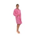 thumbnail image 2 of BC BARE COTTON Bare Cotton Kids Microfiber Fleece Shawl Robe - Girls - Pink - Small, 2 of 5