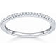 thumbnail image 2 of BORUO Anillo de plata de ley con circonita cúbica, elegante banda de plata de ley de 3 mm, anillos de plata de ley para mujer, perfecto para regalar anillos de plata de ley 925, tamaño 4-12, 2 of 3